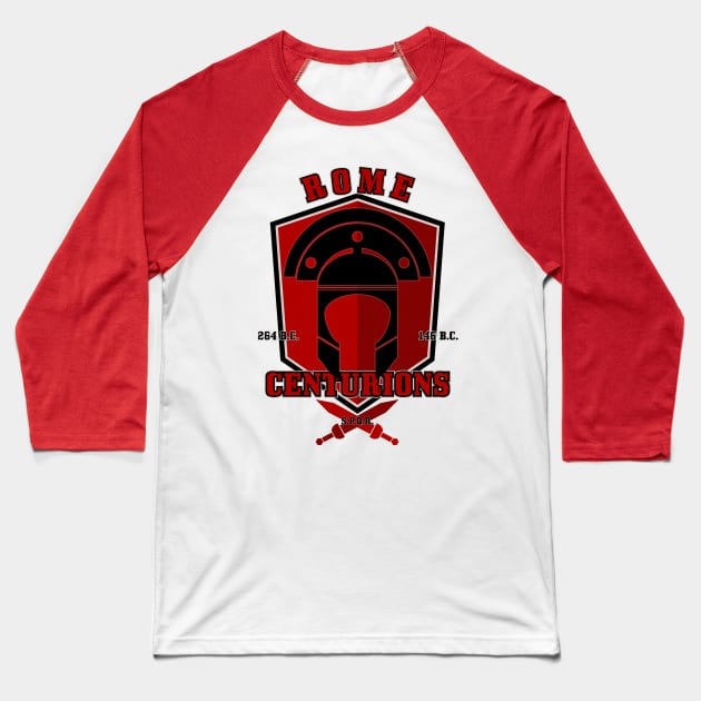 Rome Centurions High School Football Baseball T-Shirt by todd3point0